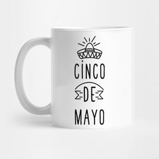 Happy Cinco De Mayo Minimalist Art Mug